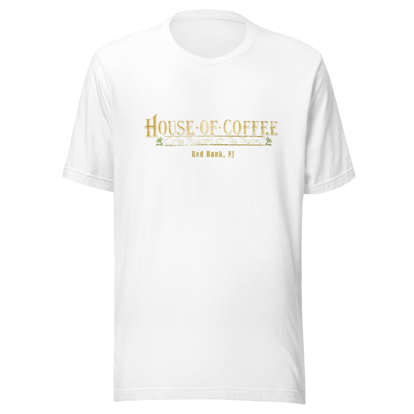 House of Coffee - RED BANK - Unisex t-shirt White