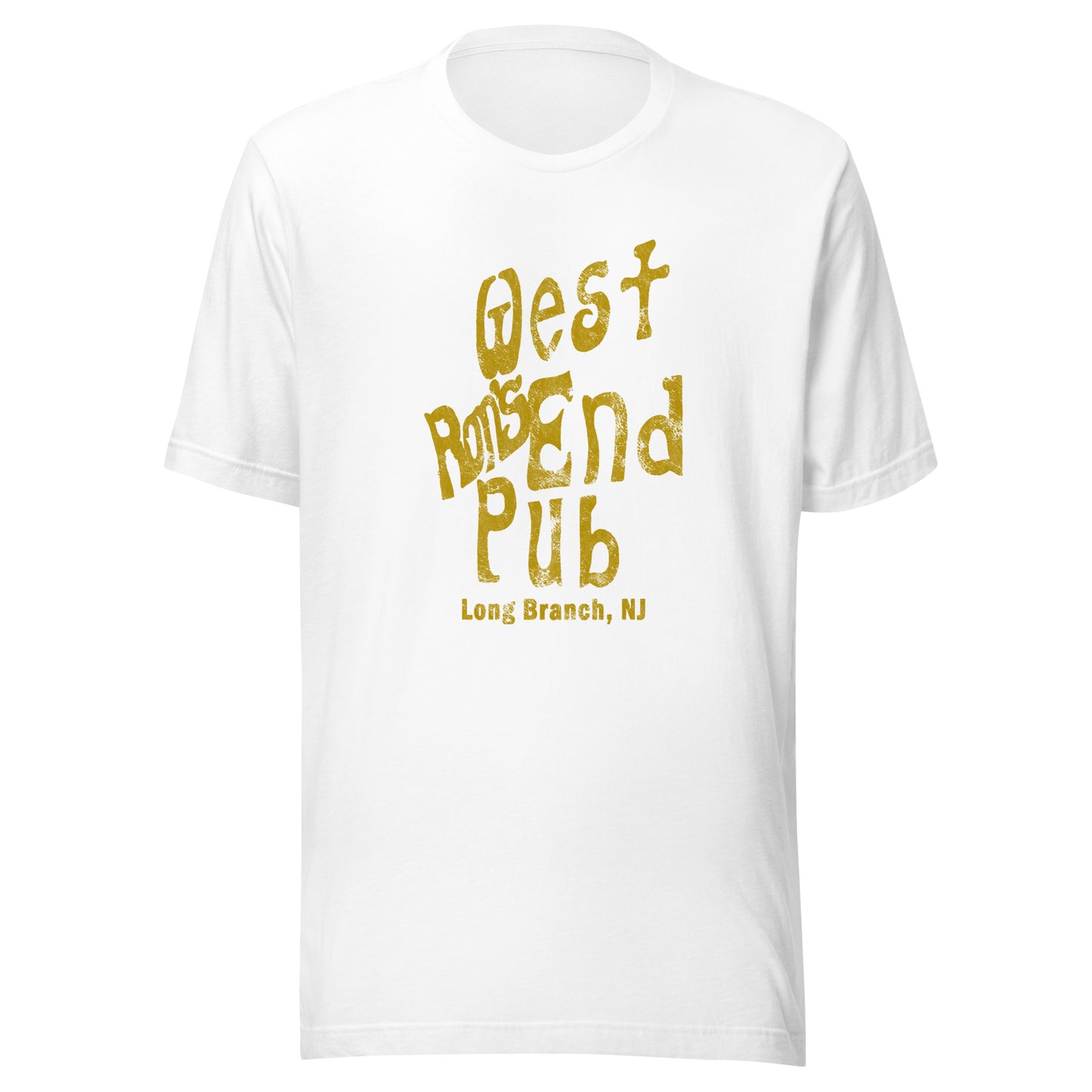 Ron's West End Pub - LONG BRANCH - Unisex t-shirt White