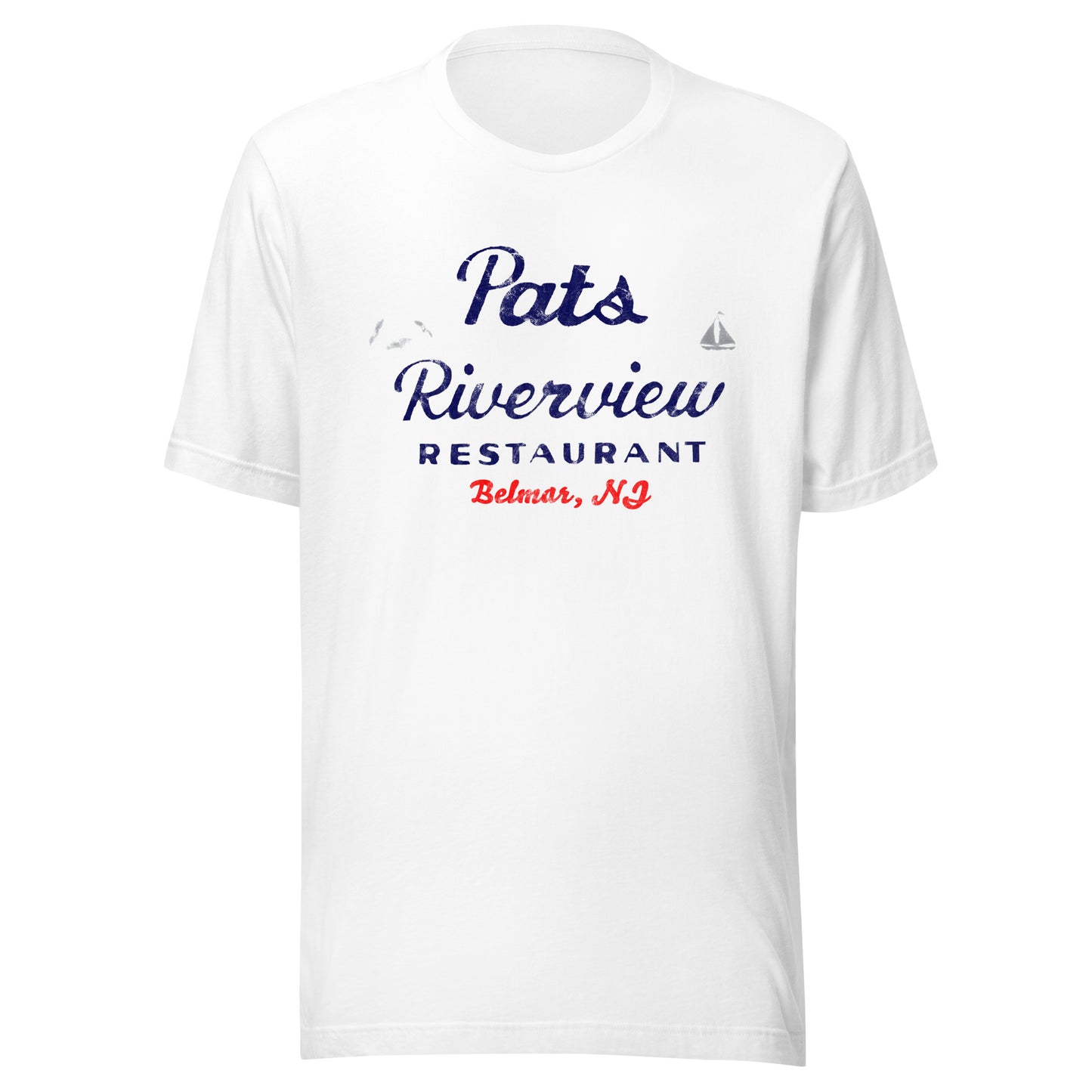 Pat's Riverview Diner - BELMAR - Unisex t-shirt White