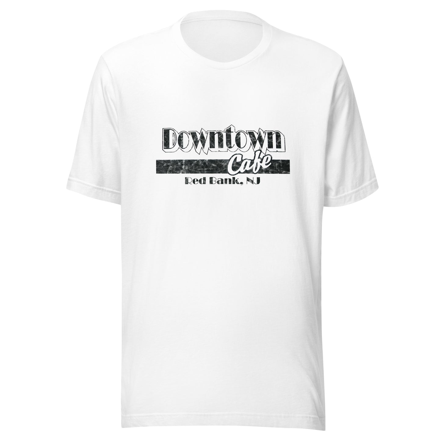 Downtown Cafe - RED BANK - Unisex t-shirt White