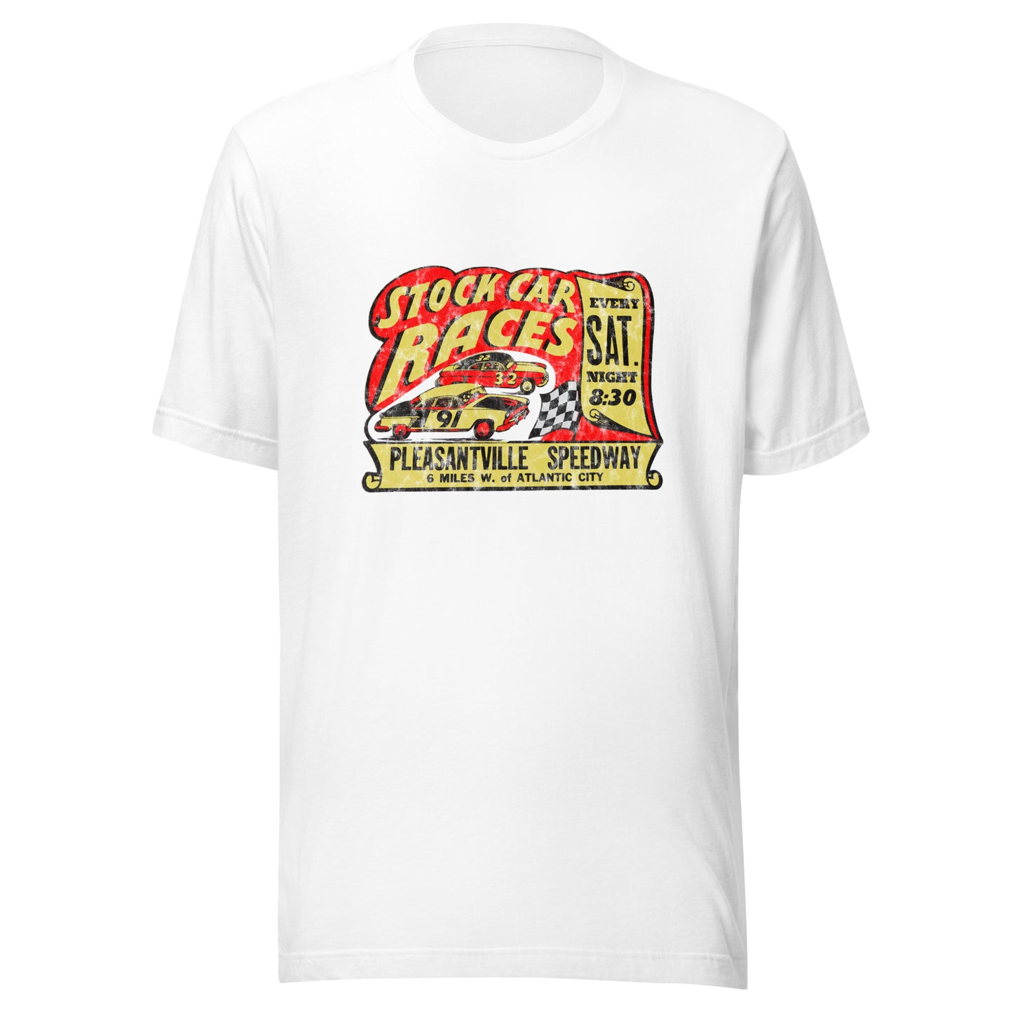Pleasantville Speedway - PLEASANTVILLE - Unisex t-shirt White