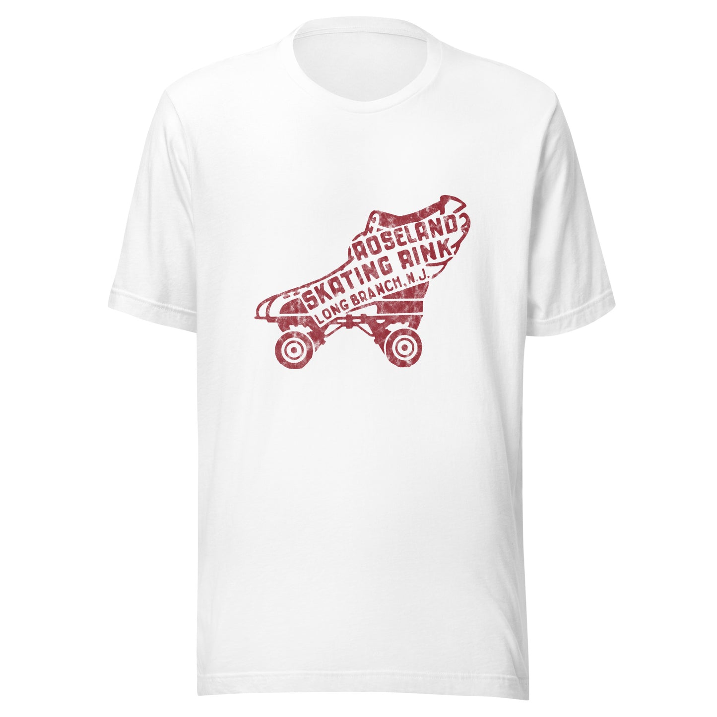 Roseland Skating Rink - LONG BRANCH - Unisex t-shirt White