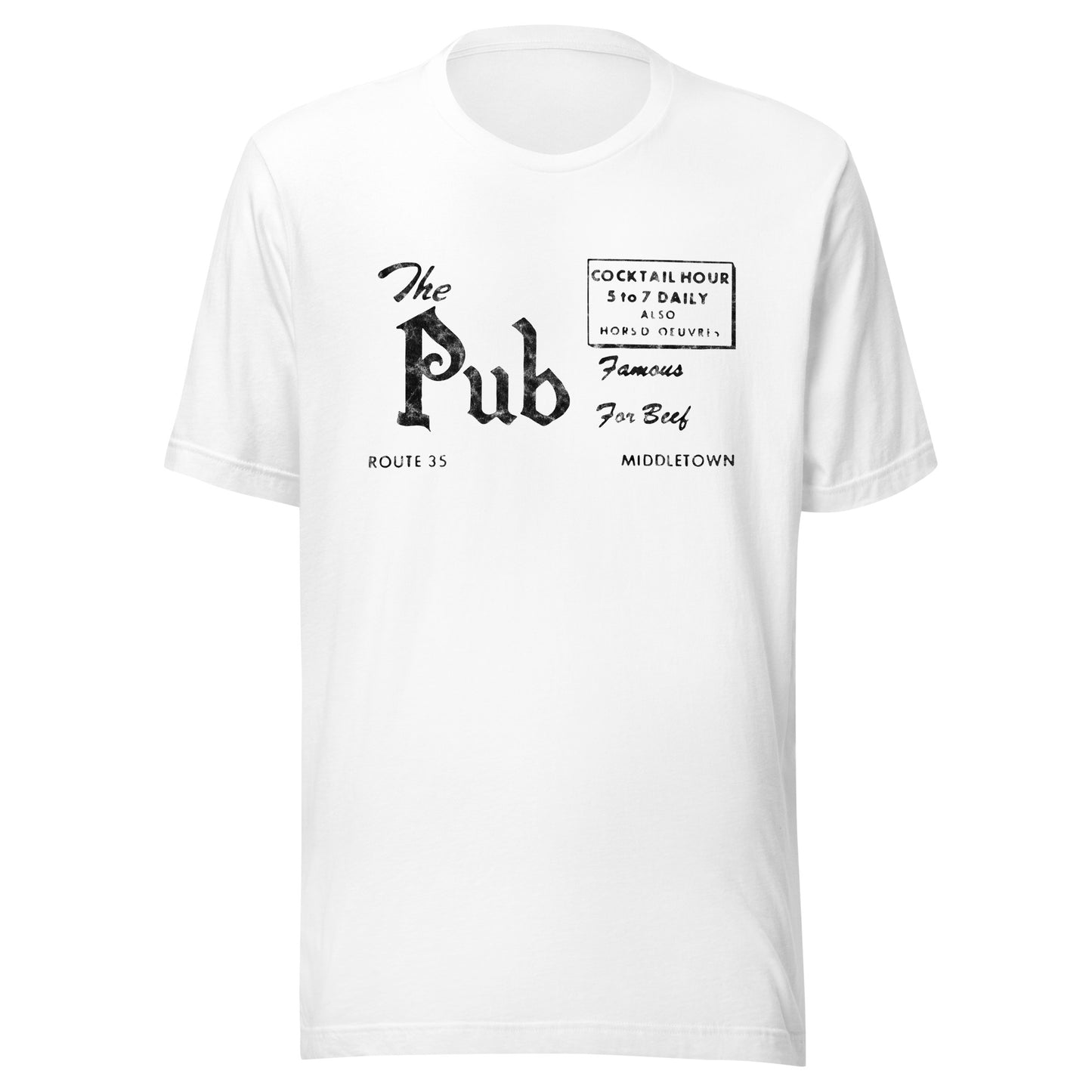 The Pub - MIDDLETOWN - Unisex t-shirt White