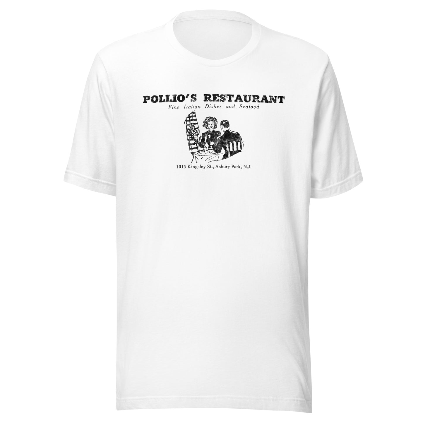 Pollio's Restaurant - ASBURY PARK - Unisex t-shirt White