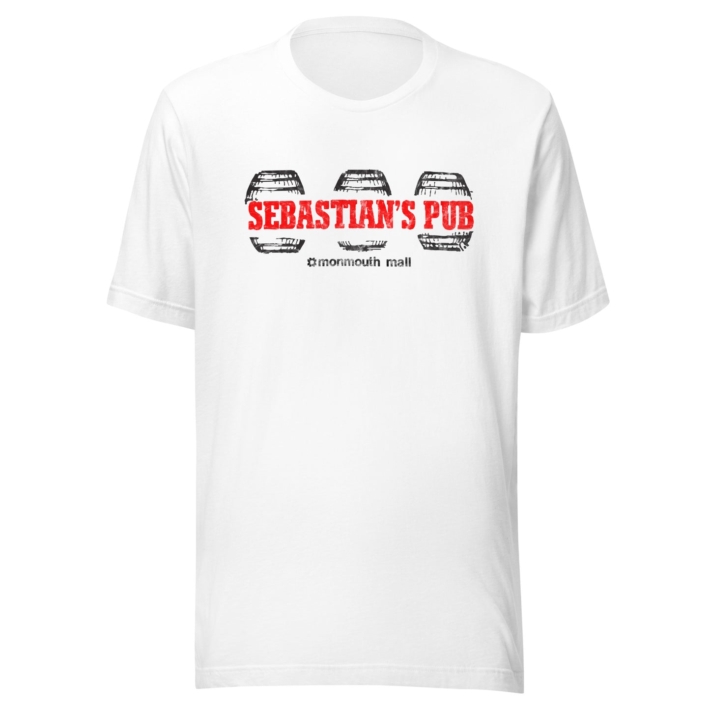 Sebastian's Pub - MONMOUTH MALL / EATONTOWN - Unisex t-shirt White