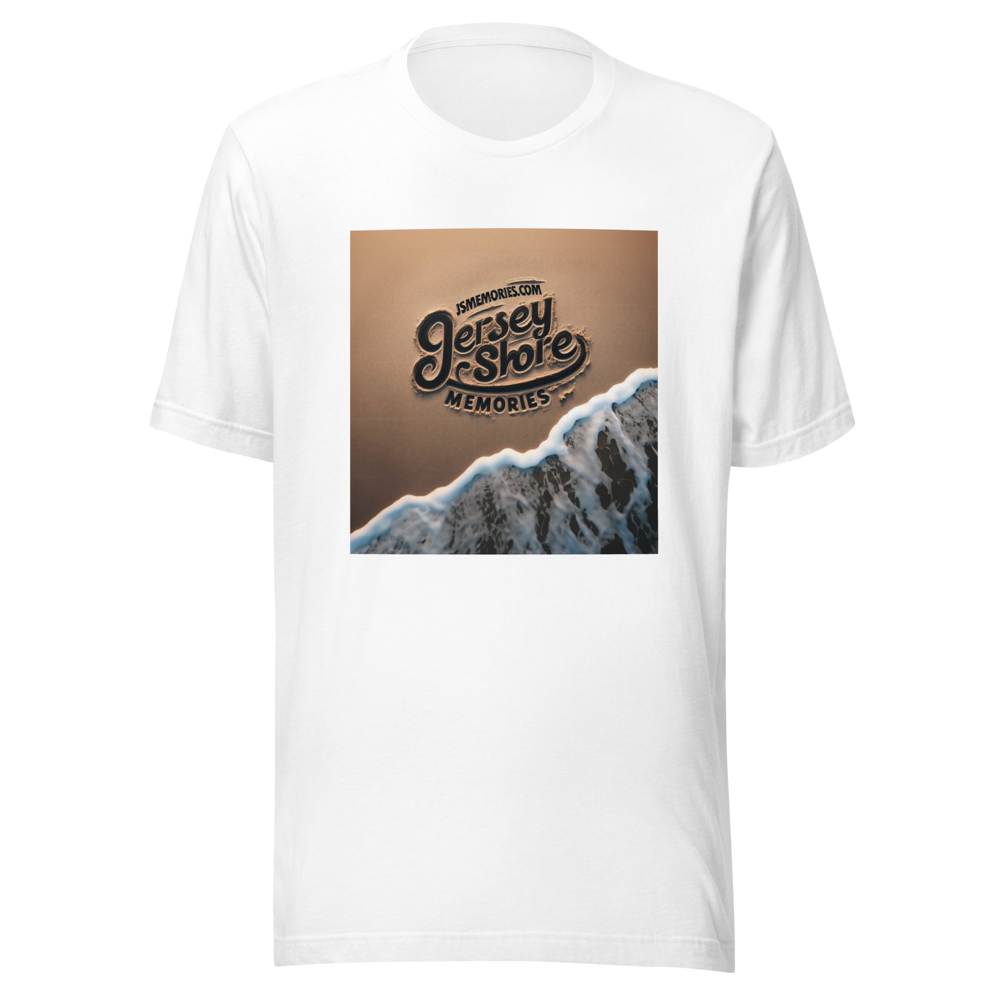 Jersey Shore Memories QR Code Back - Unisex t-shirt 5XL