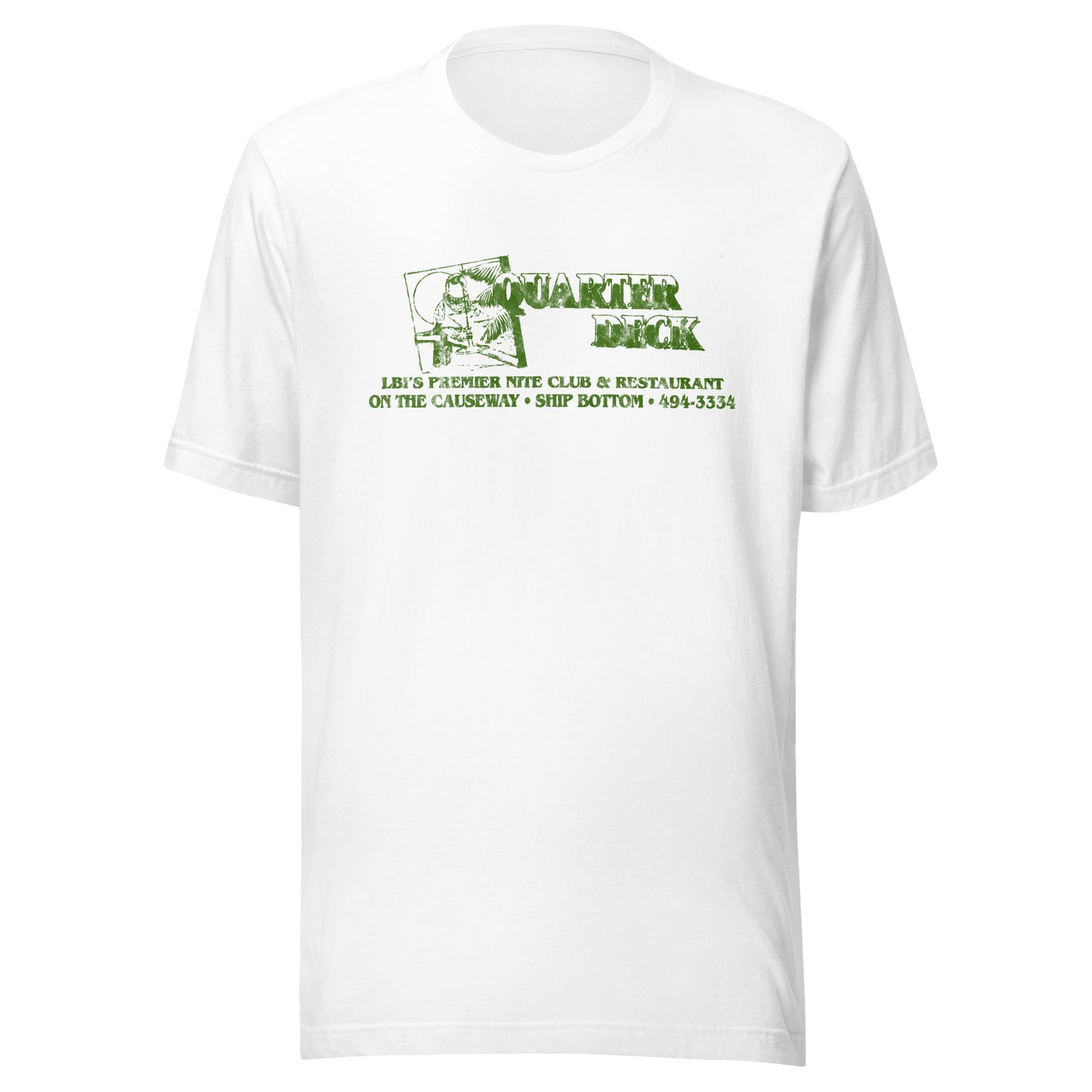 Quarterdeck Inn - SHIP BOTTOM - Unisex t-shirt White