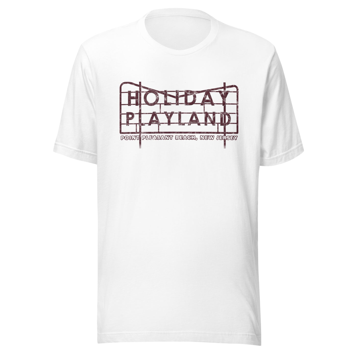 Holiday Playland - POINT PLEASANT BEACH - Unisex t-shirt White