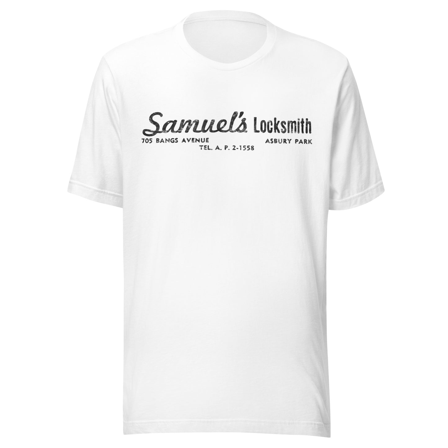 Samuel's Locksmith - ASBURY PARK - Unisex t-shirt White