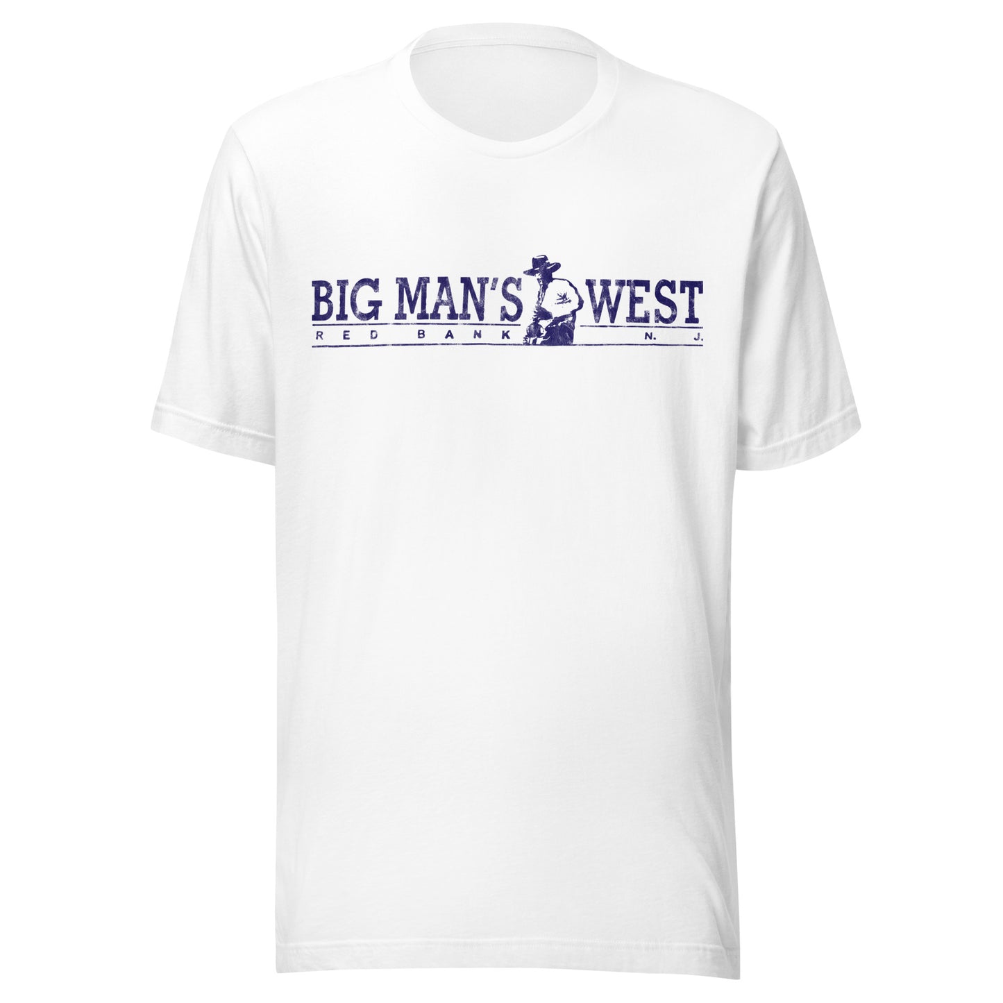 Big Man's West - RED BANK - Short sleeve t-shirt White