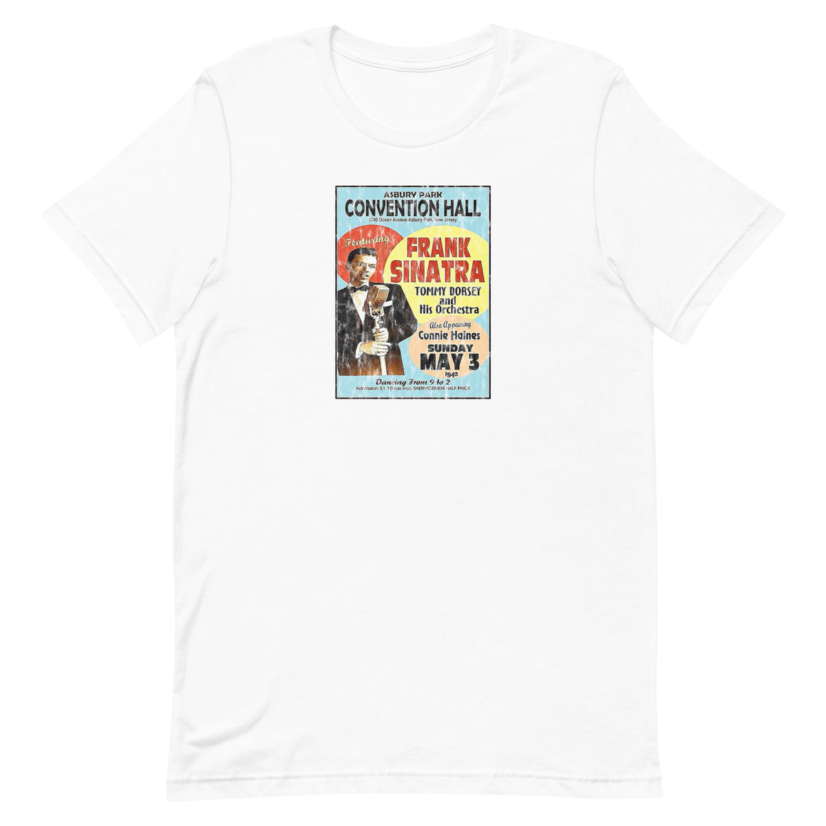 Sinatra at Convention Hall - ASBURY PARK - Unisex t-shirt