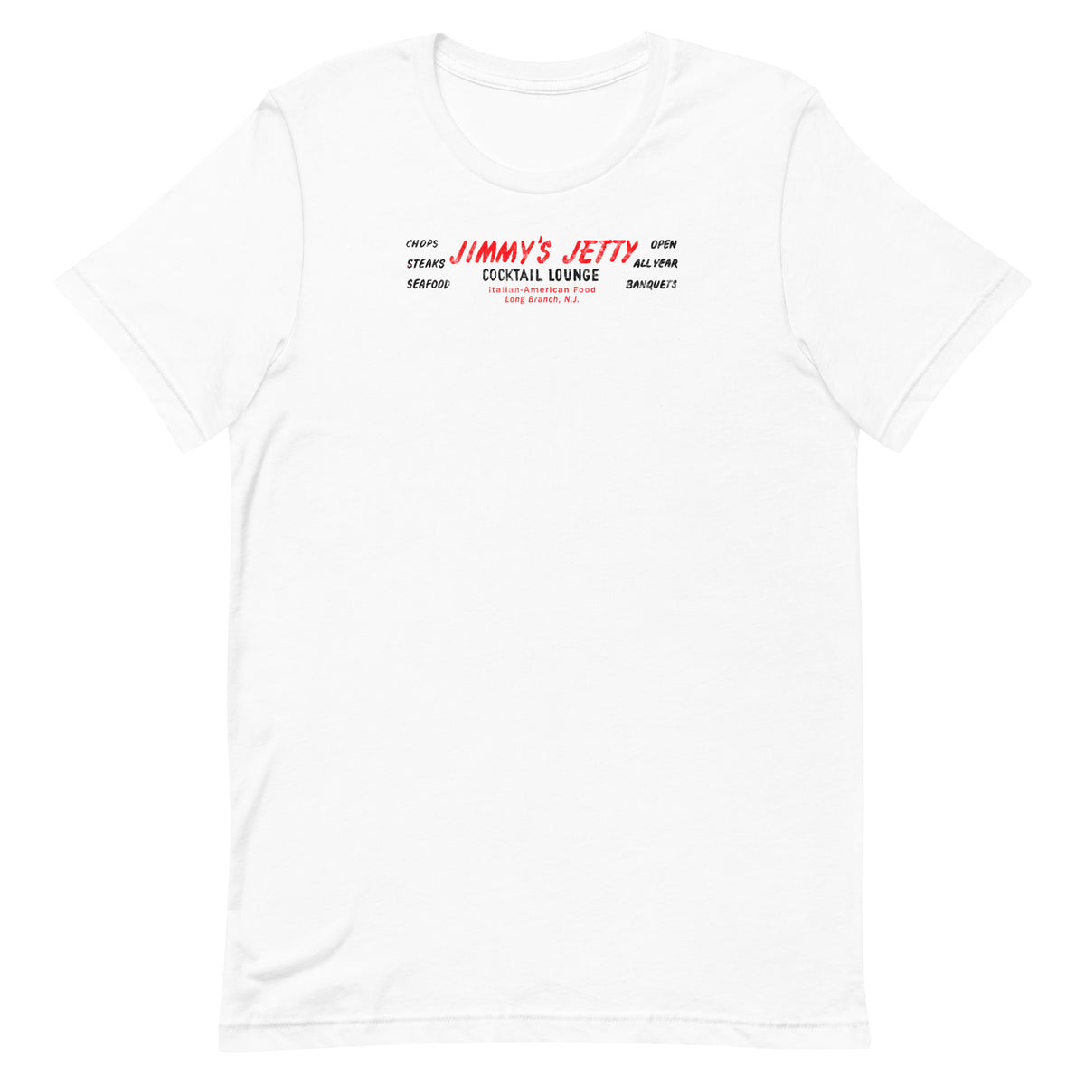 Jimmy's Jetty - LONG BRANCH - Unisex t-shirt