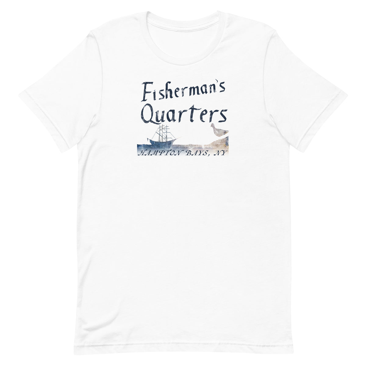 Fisherman's Quarters - HAMPTON BAYS, NY - Unisex t-shirt