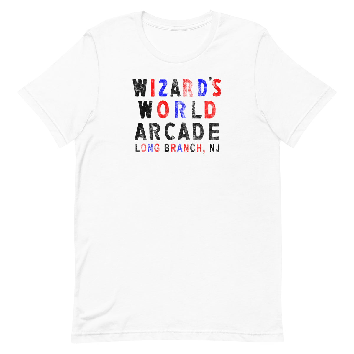 Wizard's World Arcade - LONG BRANCH - Unisex t-shirt