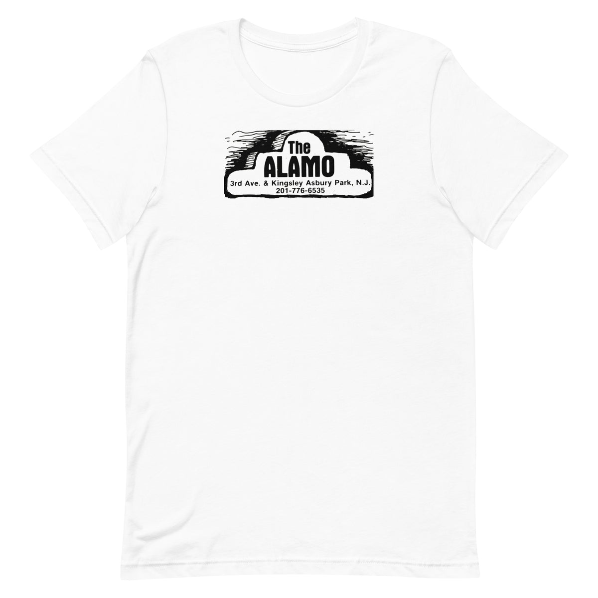 The Alamo - ASBURY PARK - Unisex t-shirt White
