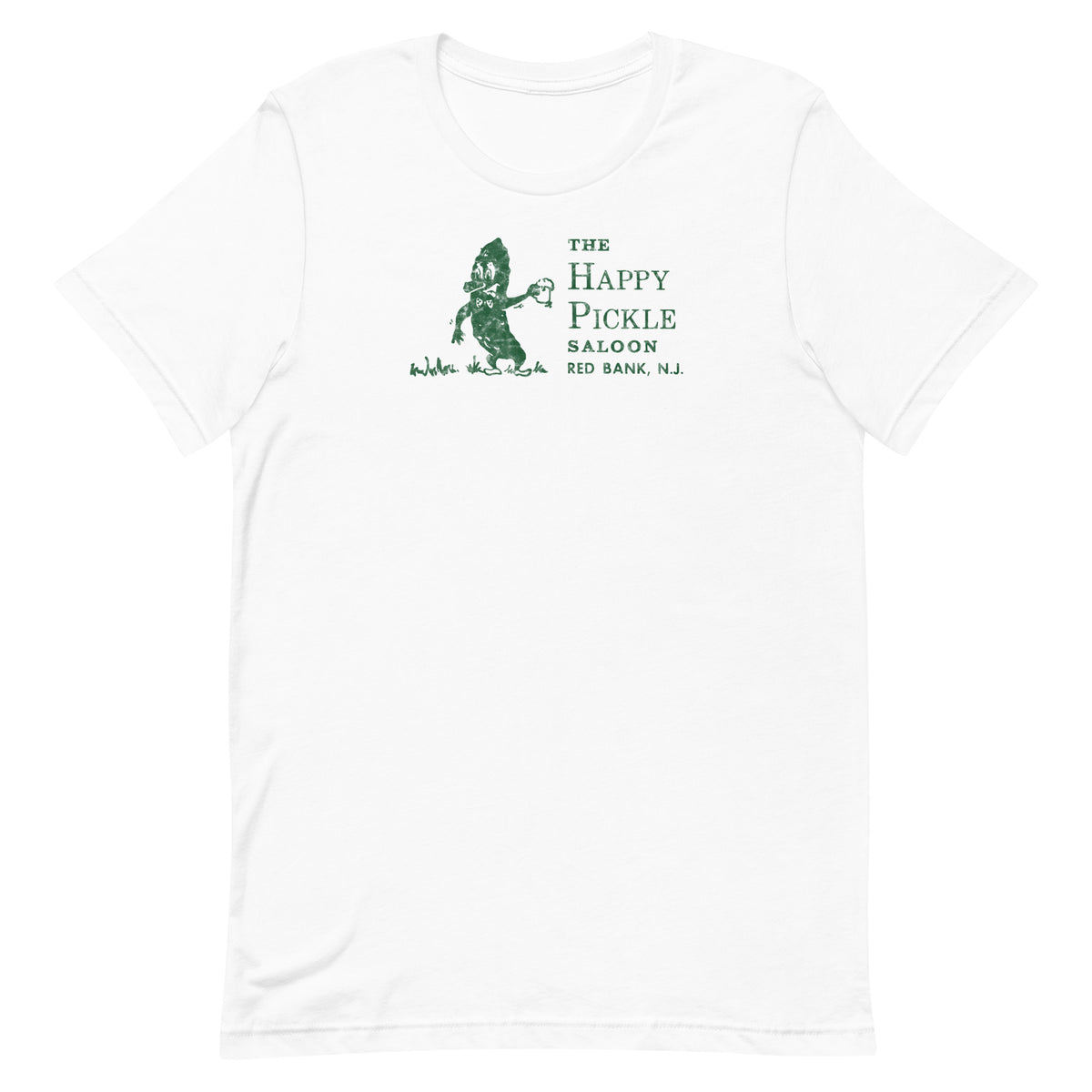 The Happy Pickle Saloon - RED BANK - Unisex t-shirt
