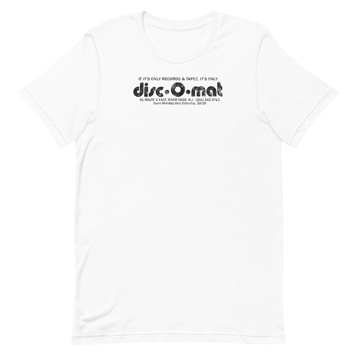 disc-o-mat - RIVER EDGE - Unisex t-shirt White