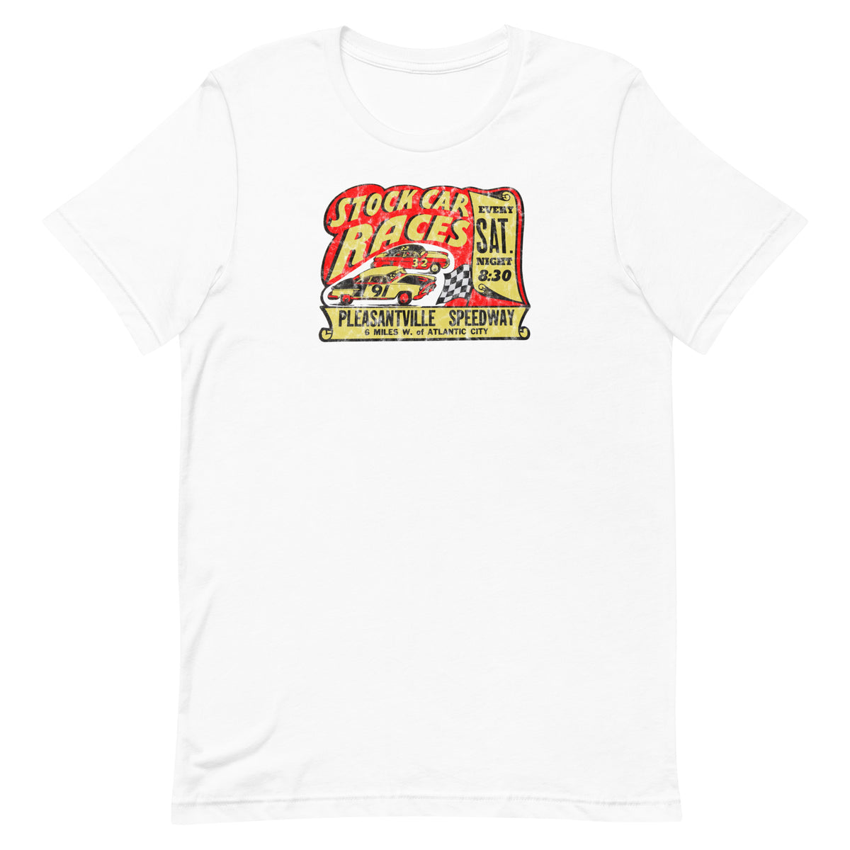 Pleasantville Speedway - PLEASANTVILLE - Unisex t-shirt