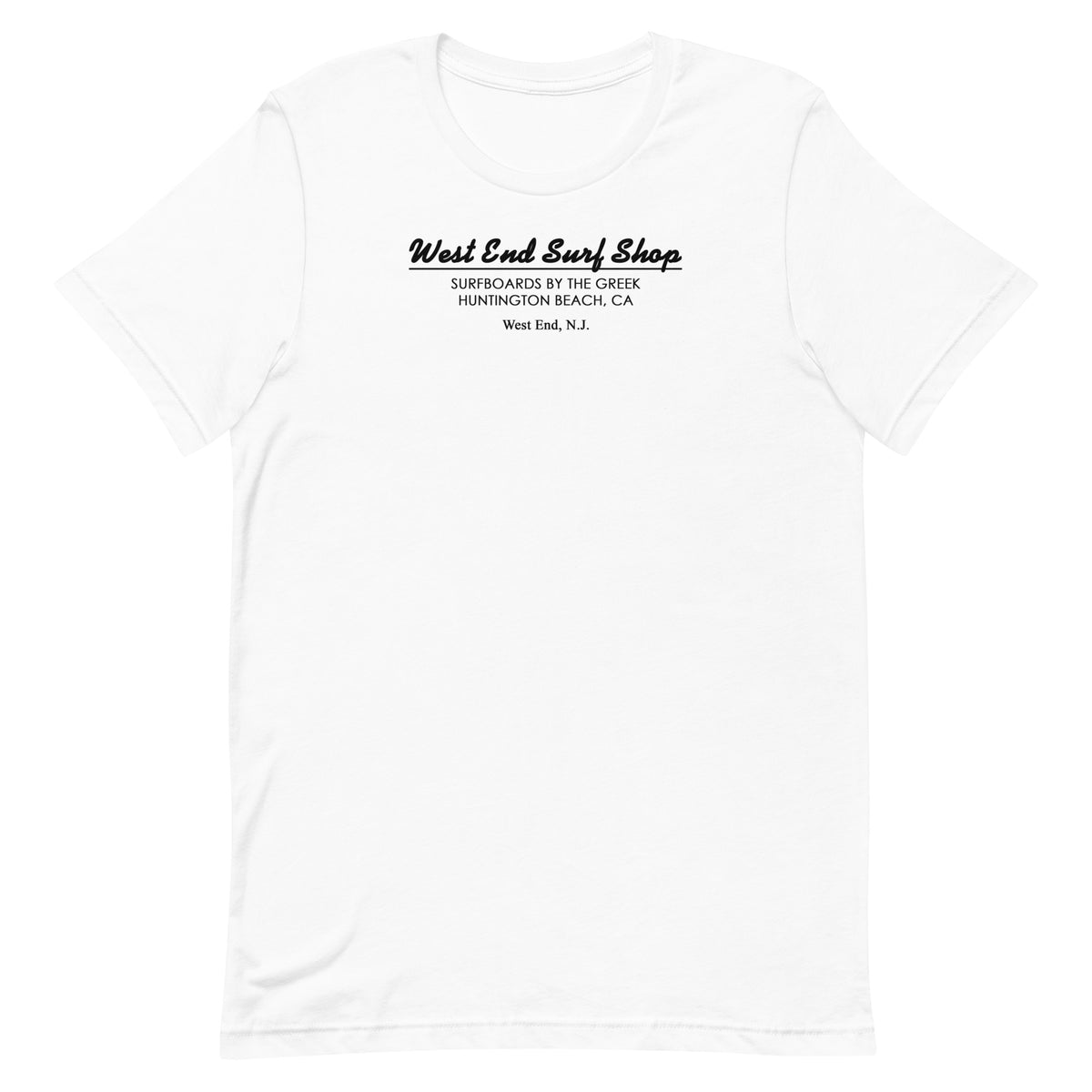 West End Surf Shop - WEST END - Unisex t-shirt