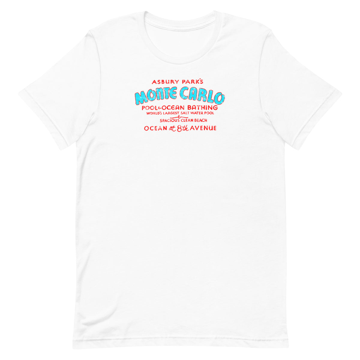 Monte Carlo Pool - ASBURY PARK - Unisex t-shirt