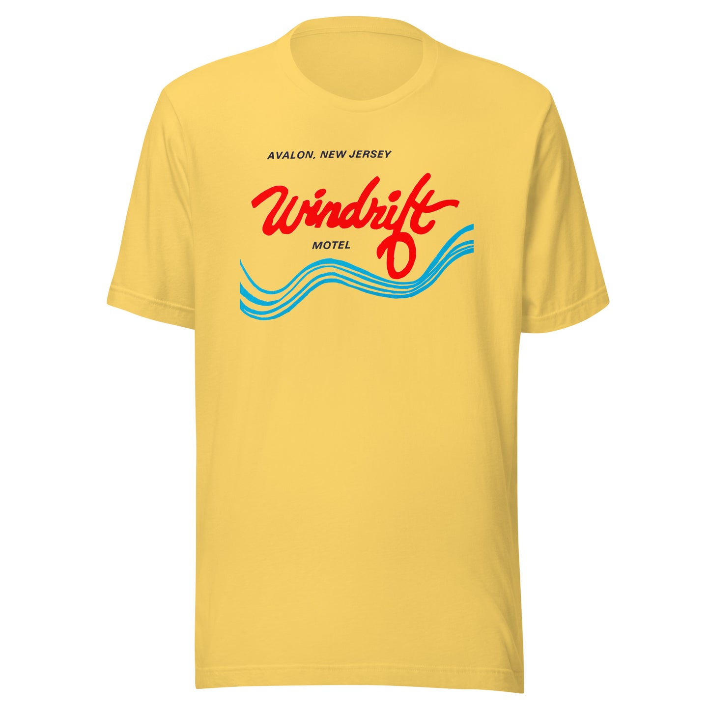 Windrift Motel - AVALON - Unisex t-shirt Yellow
