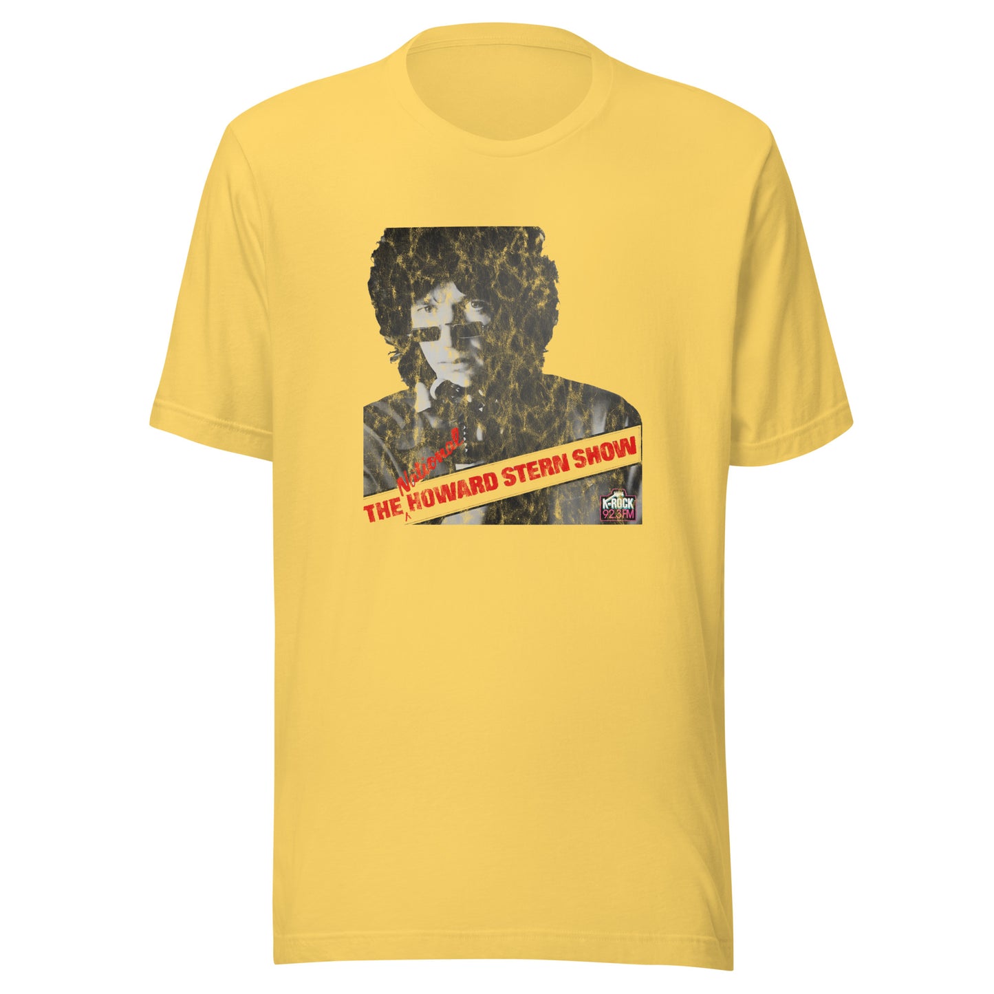 The National Howard Stern Show - HOWARD STERN / KROCK - Unisex t-shirt Yellow