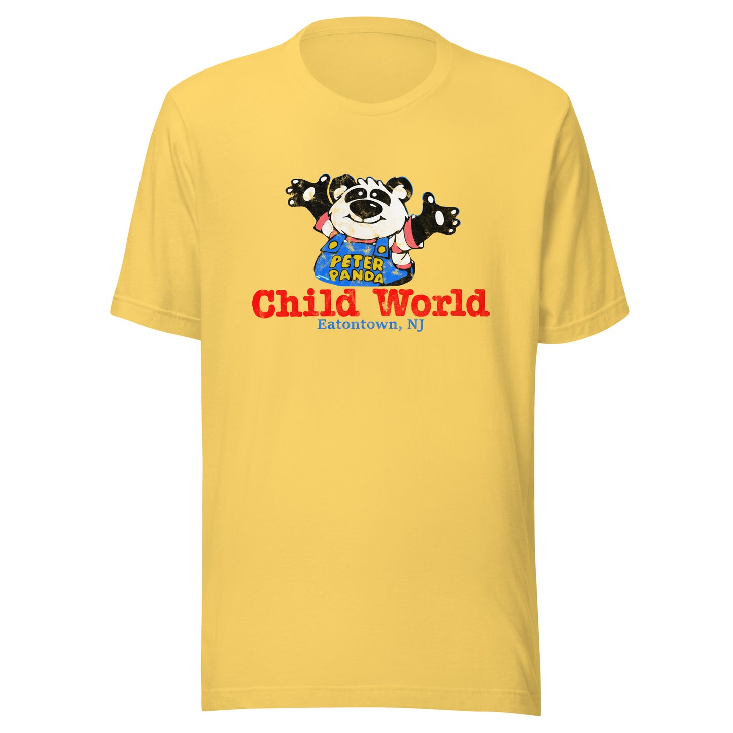 Child World - EATONTOWN - Unisex t-shirt Yellow