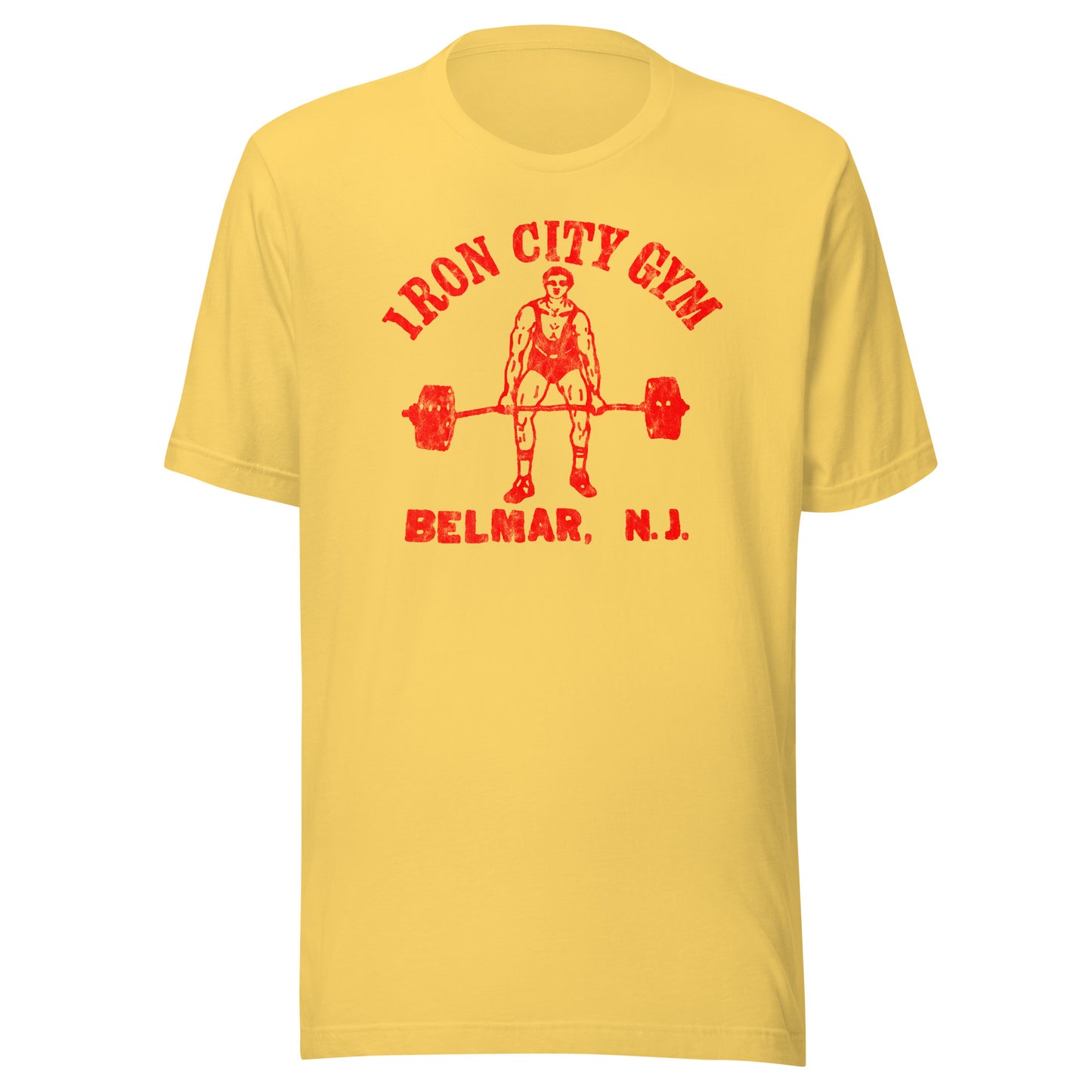 Iron City Gym - BELMAR - Unisex t-shirt Yellow
