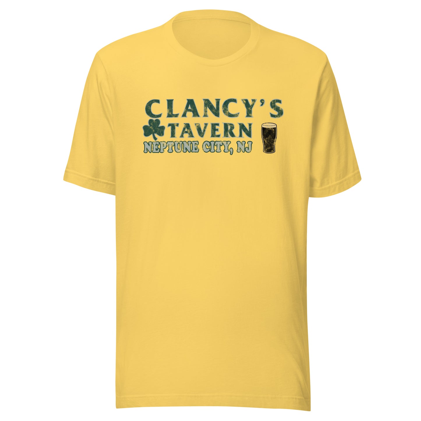 Clancy's Tavern - NEPTUNE CITY - Unisex t-shirt Yellow