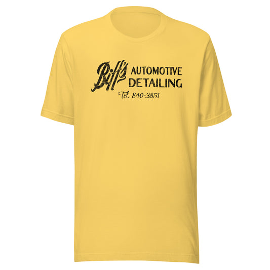Biff's Automotive Detailing - Unisex t-shirt Yellow