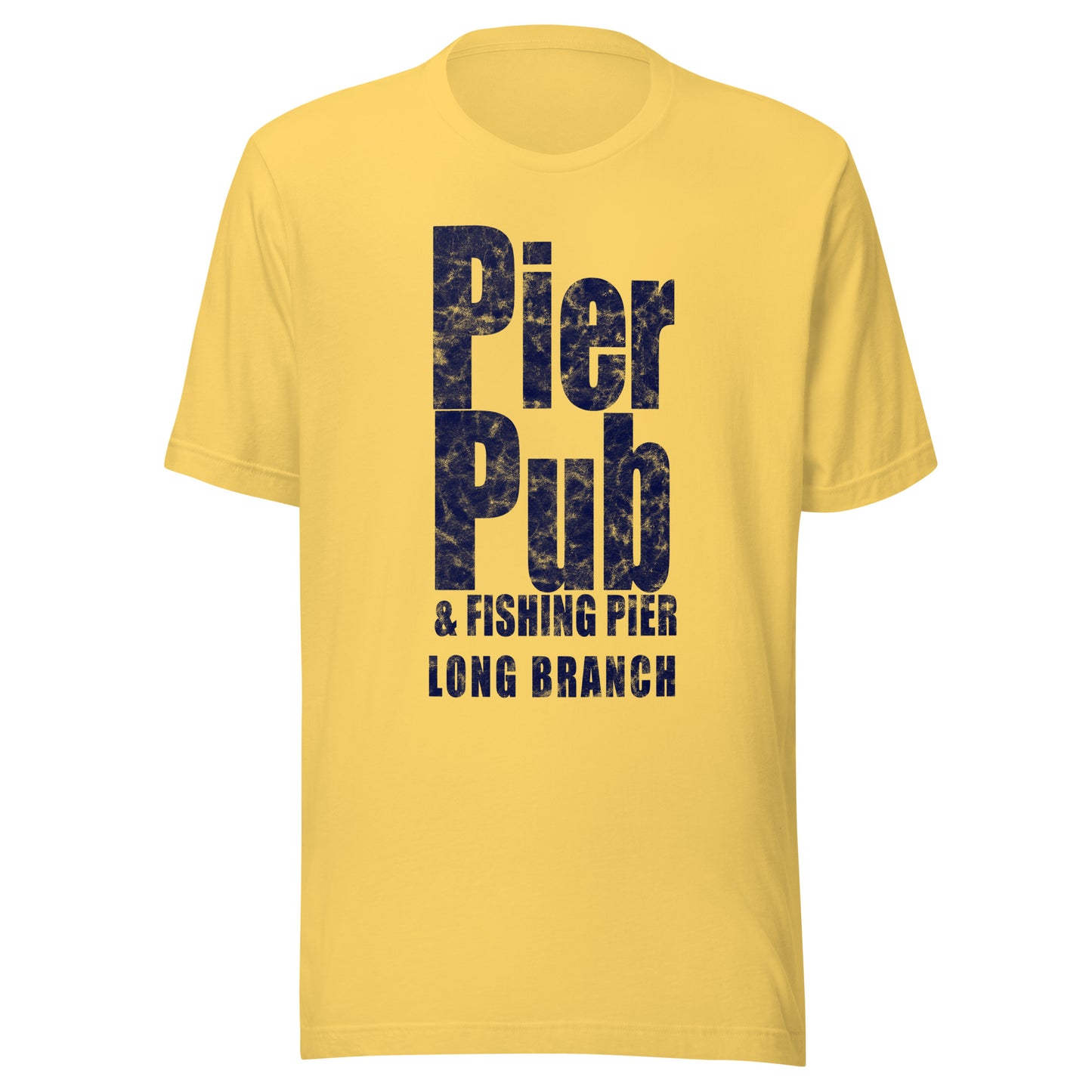 Pier Pub - LONG BRANCH - Unisex t-shirt Yellow