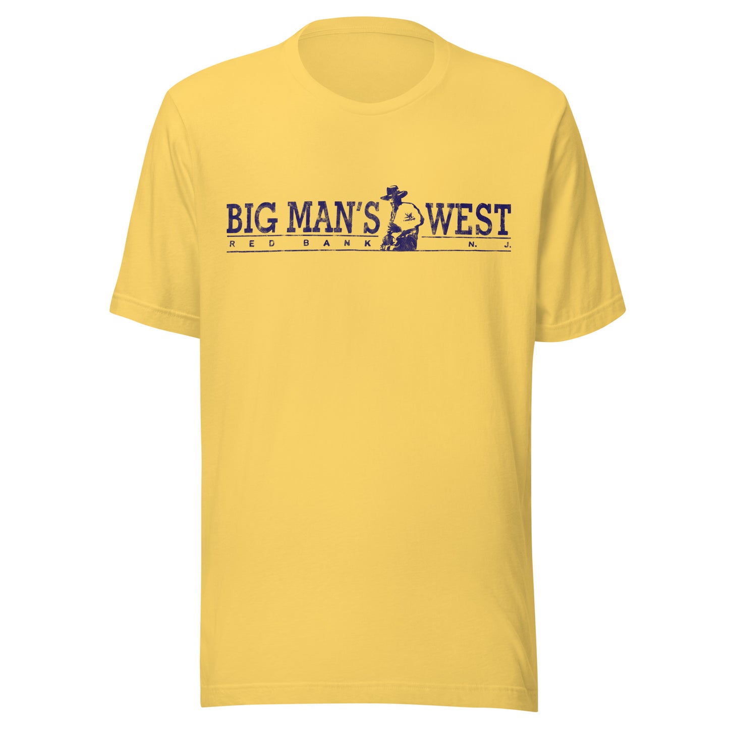 Big Man's West - RED BANK - Short sleeve t-shirt Yellow