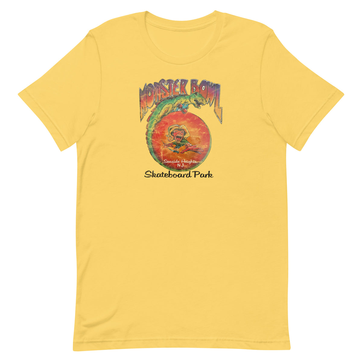 Monster Bowl Skateboard Park - SEASIDE HEIGHTS - Unisex t-shirt