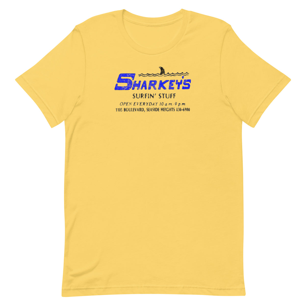Sharkey's - SEASIDE HEIGHTS - Unisex t-shirt Yellow