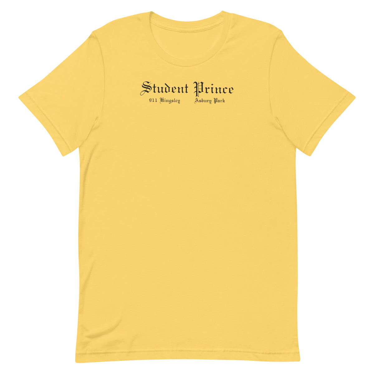 Student Prince (Black Logo) - ASBURY PARK - Unisex t-shirt