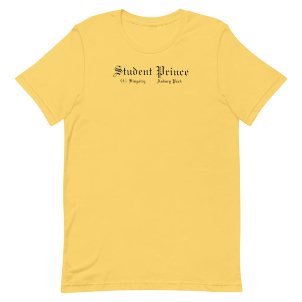 Student Prince (Black Logo) - ASBURY PARK - Unisex t-shirt Yellow