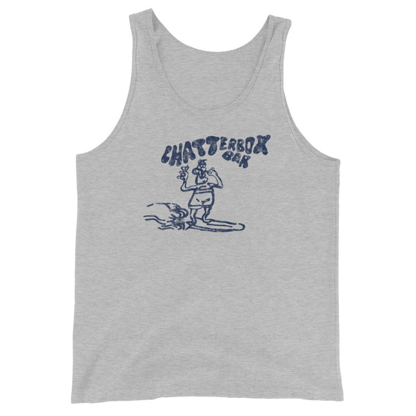 The Original Chatterbox Bar - SEASIDE HEIGHTS - Unisex Tank Top Athletic Heather