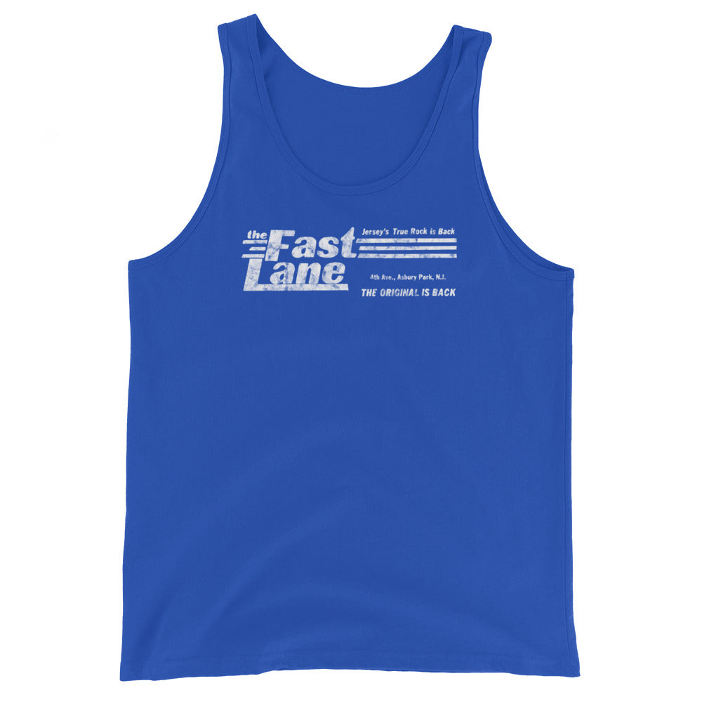 The Fast Lane (White Logo) - ASBURY PARK - Unisex Tank Top