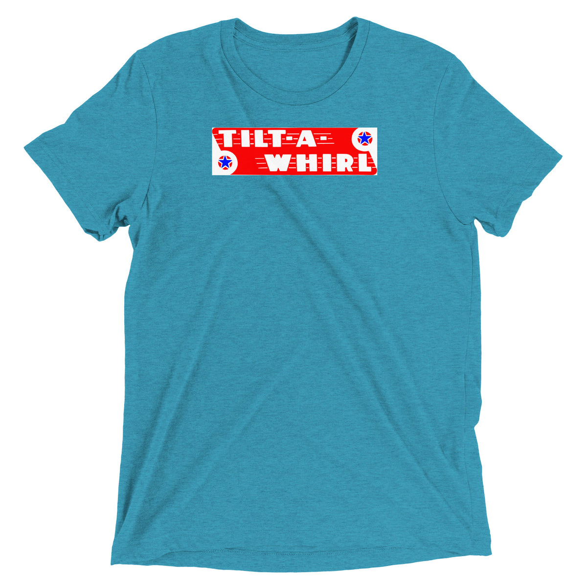 TILT-A-WHIRL - Short sleeve t-shirt Aqua Triblend