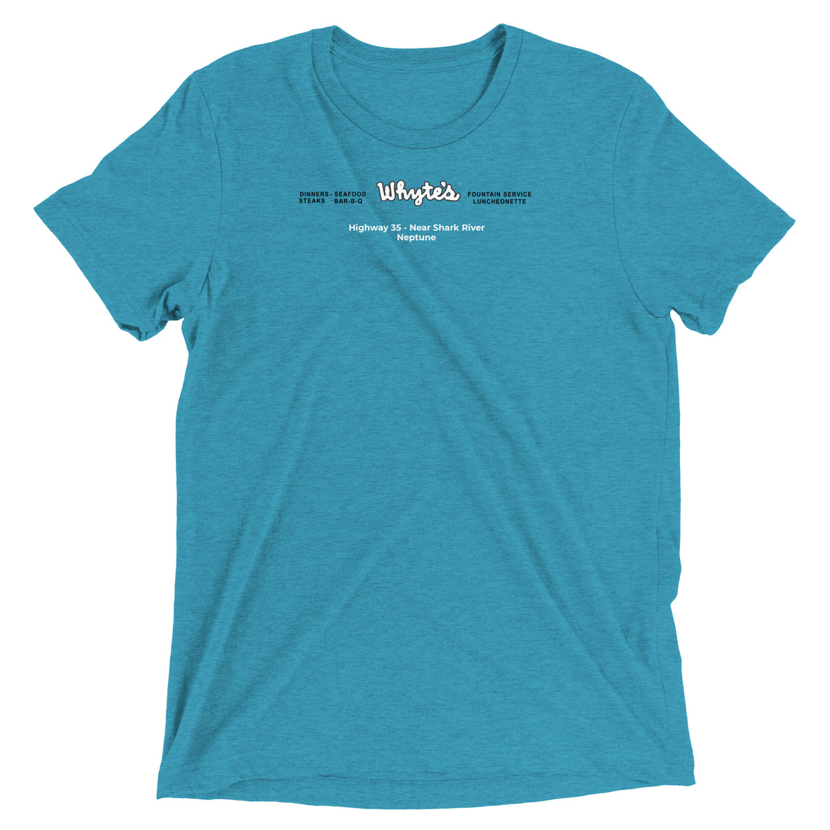Whyte's - NEPTUNE - Short Sleeve T-Shirt Aqua Triblend