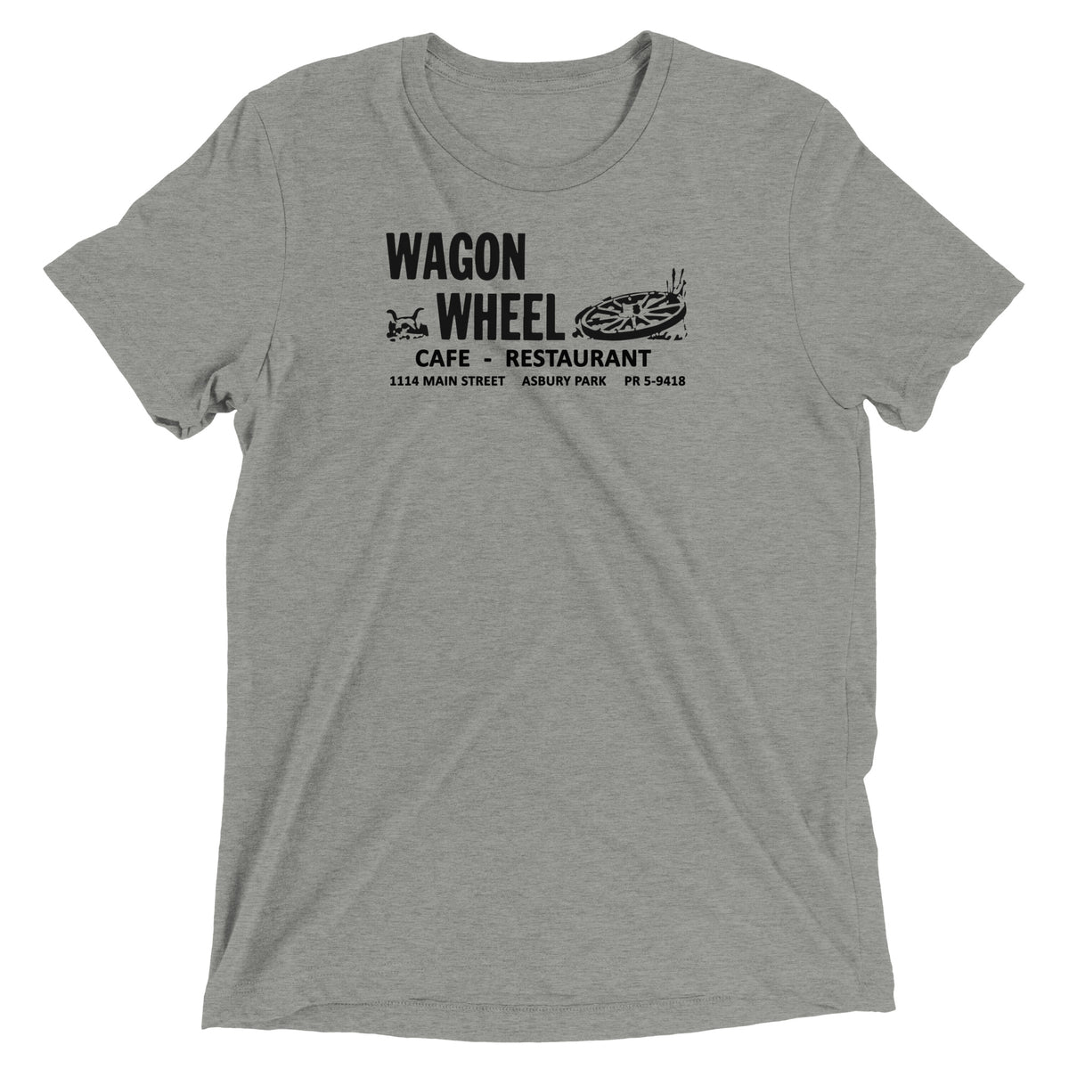 Wagon Wheel - ASBURY PARK - Short sleeve t-shirt Athletic Grey Triblend