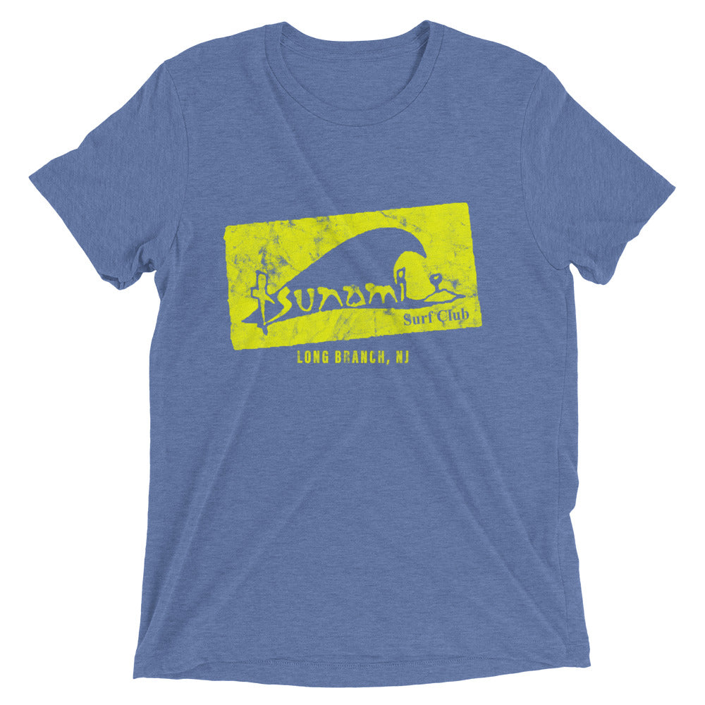 Tsunami Surf Club - LONG BRANCH - Short sleeve t-shirt Blue Triblend