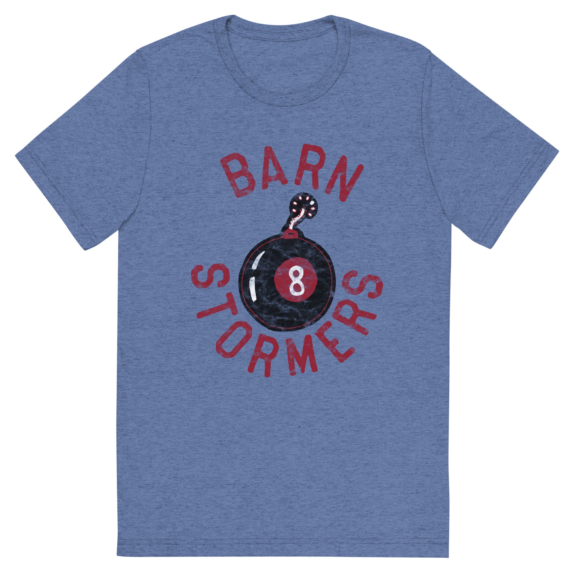 Barnstormers - ASBURY PARK / OCEAN TWP. - Premium Short sleeve t-shirt Blue Triblend