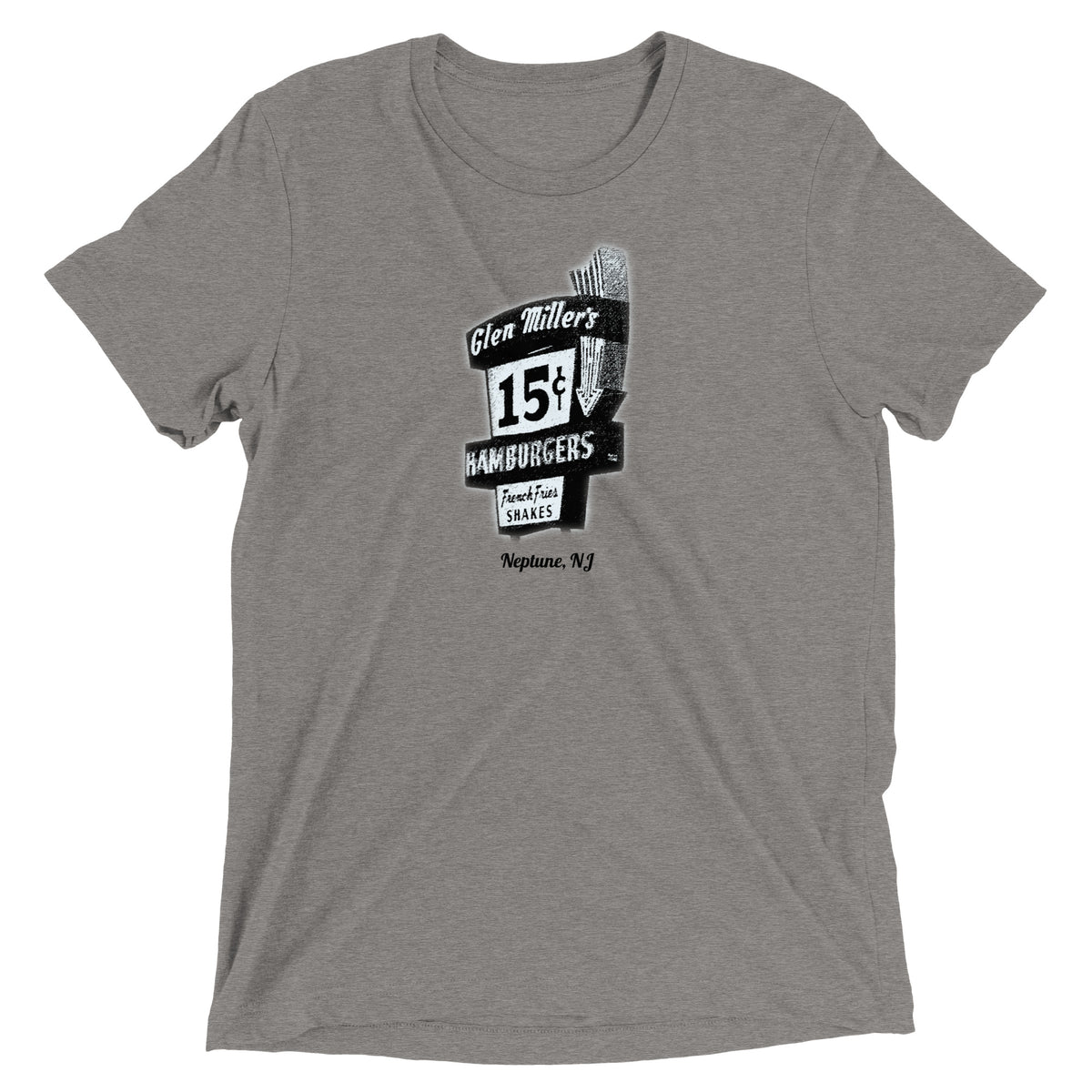 Glen Miller's - NEPTUNE - Short sleeve t-shirt Grey Triblend