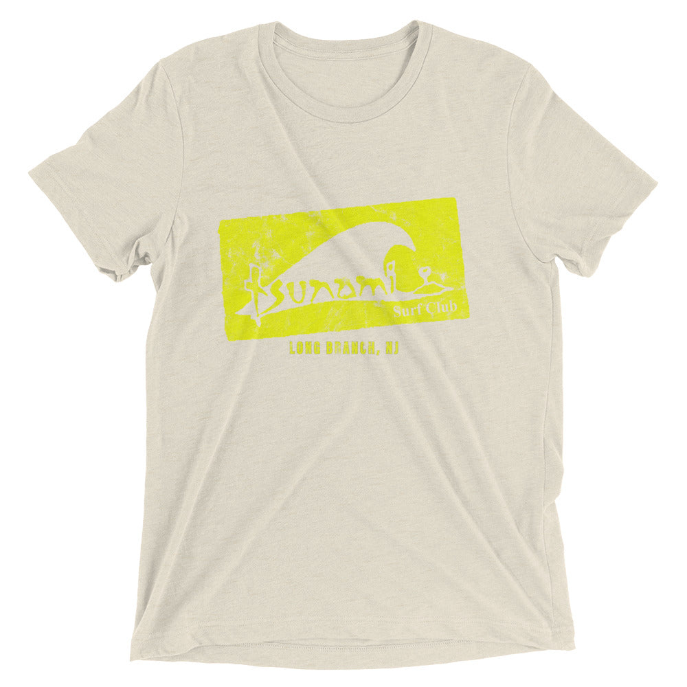 Tsunami Surf Club - LONG BRANCH - Short sleeve t-shirt Oatmeal Triblend