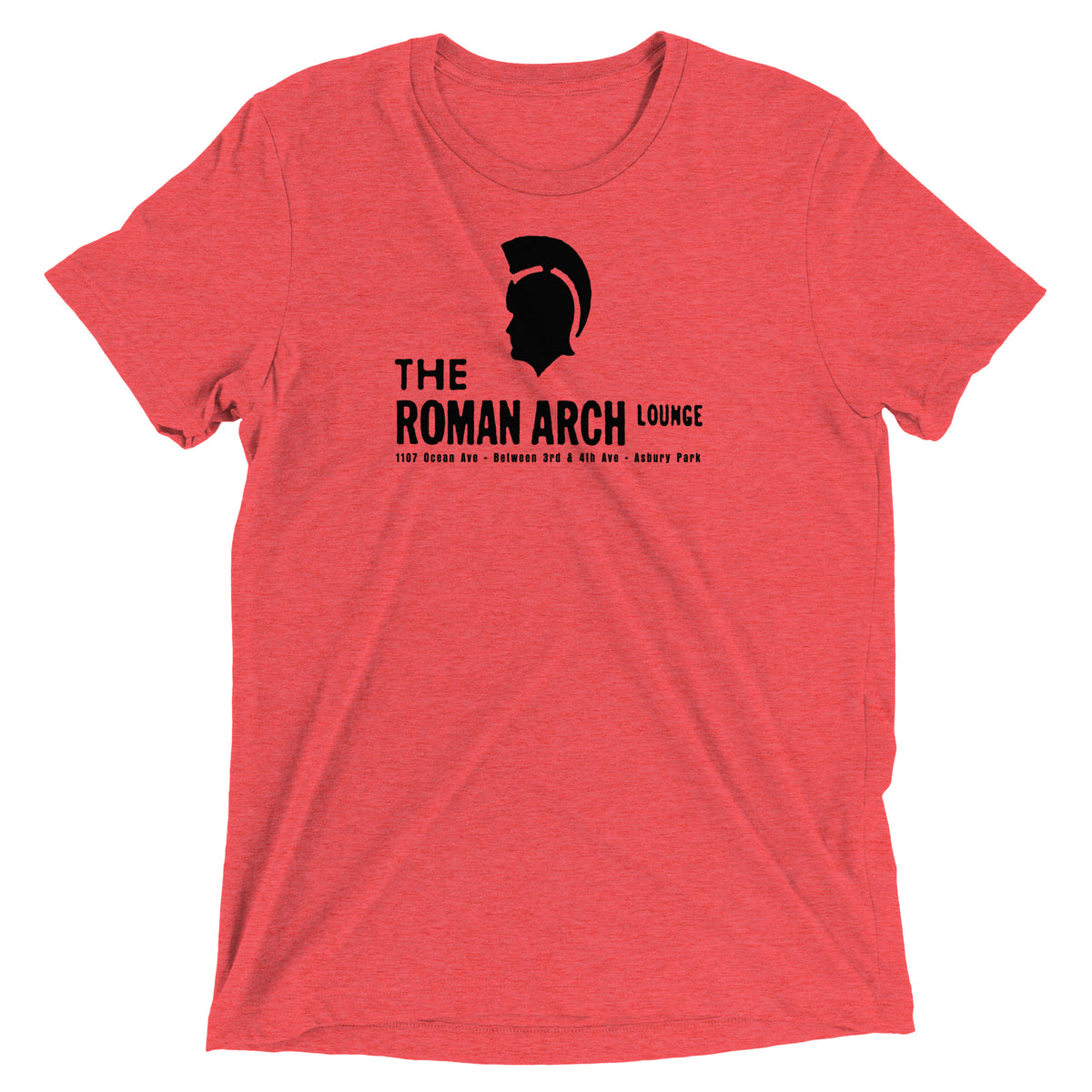 The Roman Arch Lounge - ASBURY PARK - Short sleeve t-shirt Red Triblend