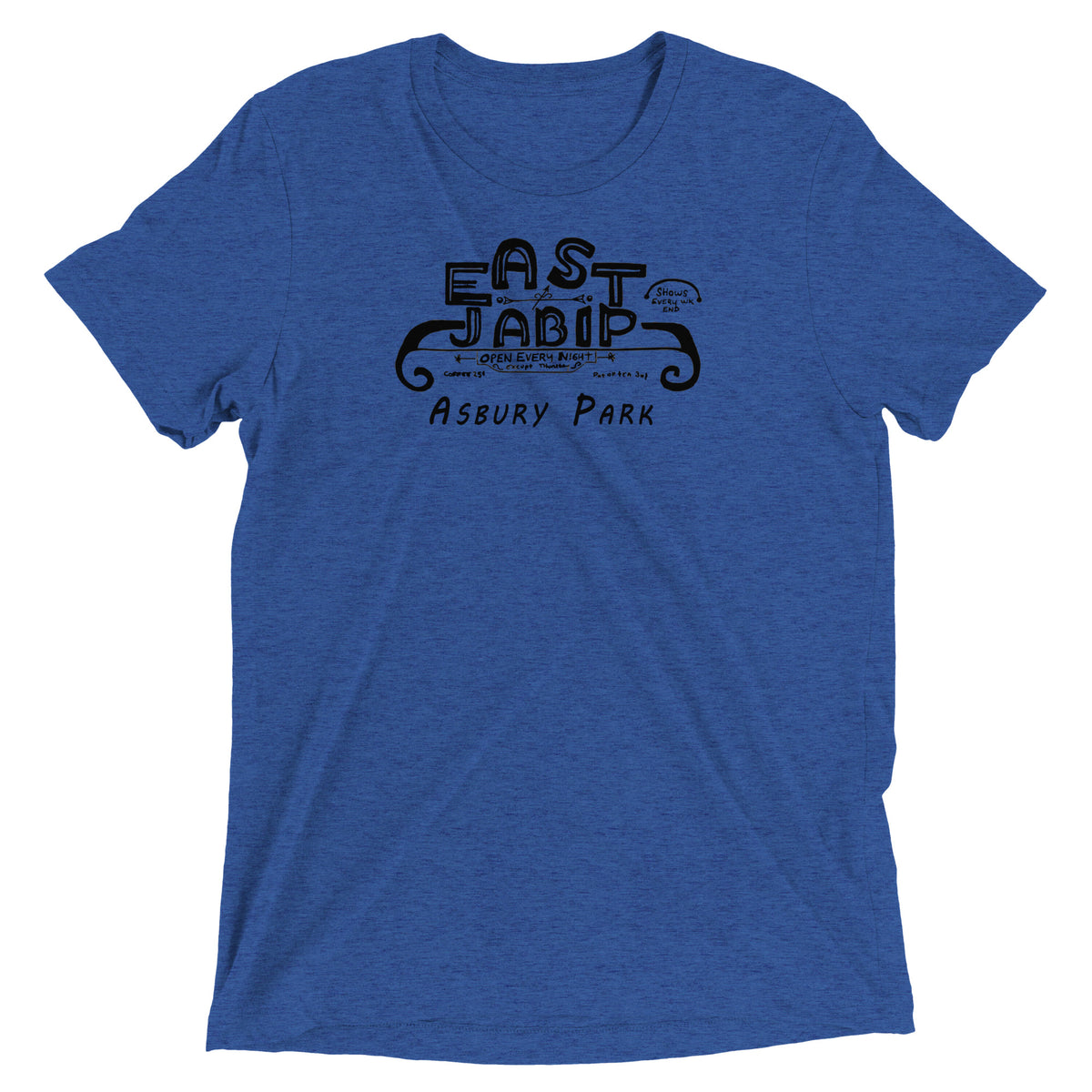East Jabip Coffee House - ASBURY PARK - Short sleeve t-shirt True Royal Triblend