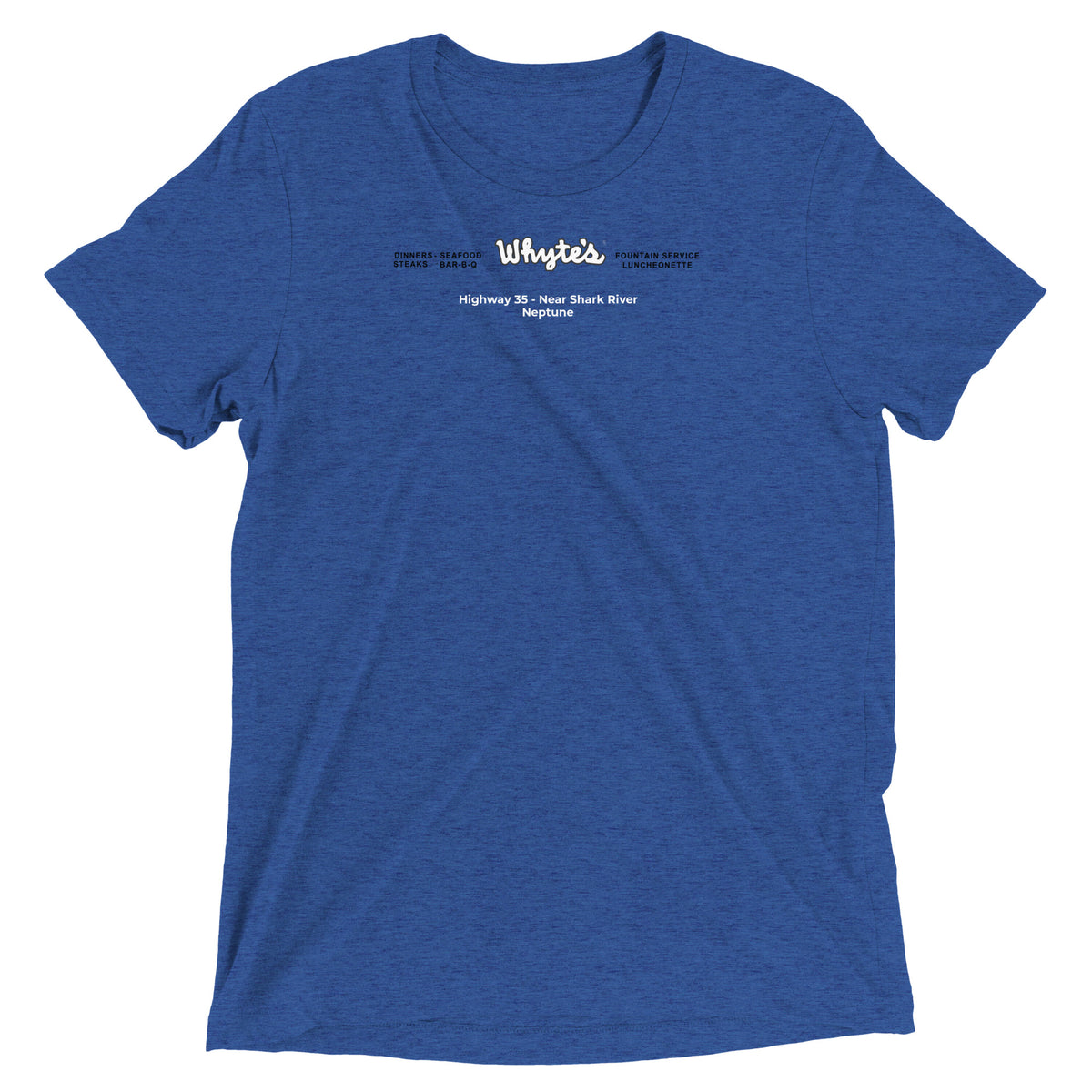 Whyte's - NEPTUNE - Short Sleeve T-Shirt True Royal Triblend