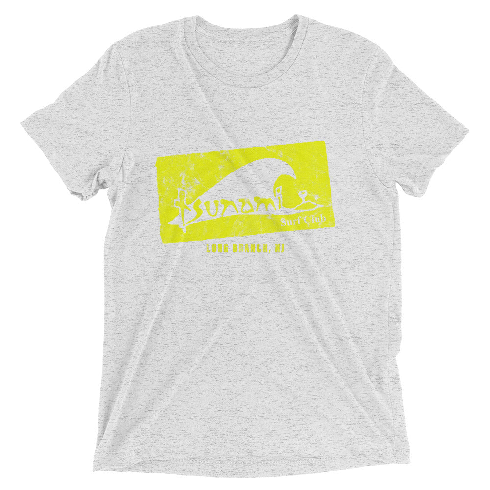 Tsunami Surf Club - LONG BRANCH - Short sleeve t-shirt White Fleck Triblend
