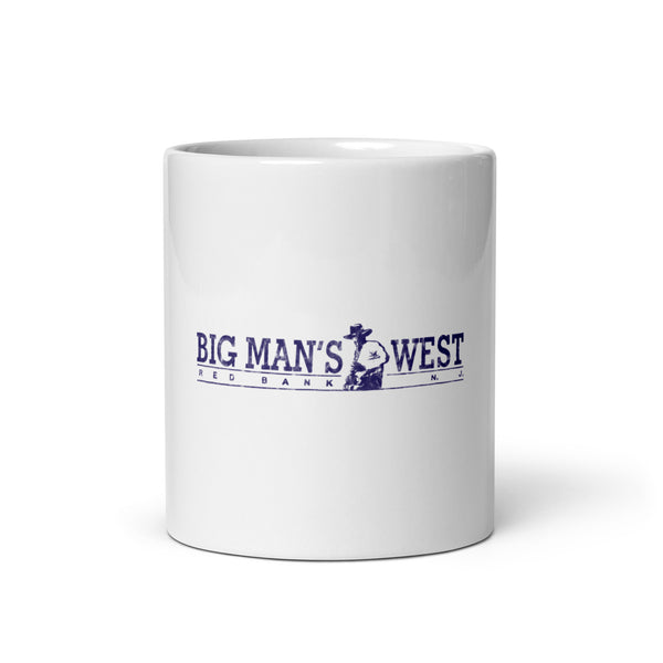 Big Man's West - RED BANK - White Glossy Mug